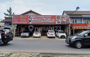 Main Road Commercial Space Ready-to-Use Restaurant in Cicantayan, Sukabumi