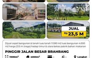 Dijual Cepat Bangunan & Tanah Luas Tanah 11.590 M2