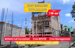 Kost Eksklusif Kota Malang 1M An Bonus Furnished dan Free Pajak