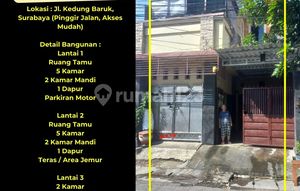 Already Full Tenants (12 Rooms)!! For Sale: Women's Boarding House (3 Floors) in Kedungbaruk, East Surabaya