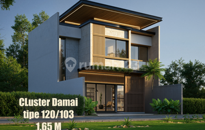 Peaceful Cluster House, Sleman Jogja, Near City Center 2 Floors 3 Bedrooms customizable Design