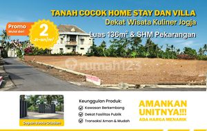 Sleman Land, UII Campus Area, Suitable for Building Exclusive Boarding Houses and Villas