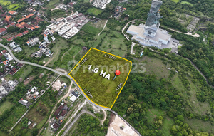 1.5 Hektar Tanah Sewa di Ungasan - Jalan Kaki ke Taman Budaya GWK