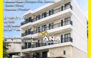 Ana Rumah Kost Baru 4.25Lt Luas 7X15m2 Cocok Invest, 31Kt, 31Km, di Tomang - * Good- Deal !!*