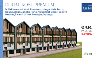 Full Furnished Kos Premium Dijual 5 Menit Kampus Unisma Malang SHM On Hand