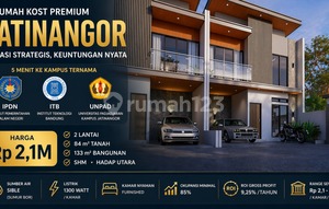 Own a Premium Boarding House in the Strategic Area of Jatinangor