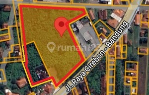 Tanah. 1,45 Ha Dibenteng Jl Raya Cirebon Bandung, Jatiwangi #