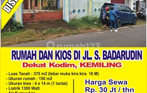 House and Kiosk by the Roadside Suitable for Business