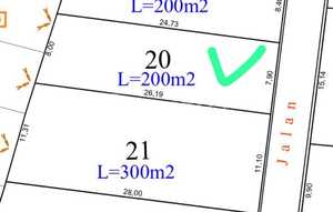 Disewakan Tanah Kavling 2 Are Lokasi Menarik di Jl. Pura Masuka, Ungasan.