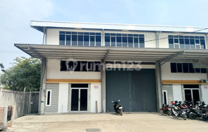 Sewa Gudang Luas Ada Ruangan Kantor Halaman Muat Kontainer