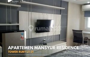 Disewa Apartemen Mansyur Residence Tower Ruby Type Studio