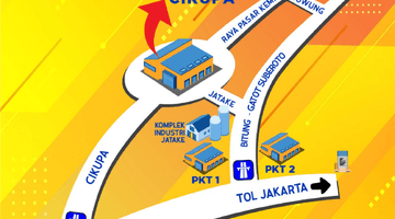 Gambar 5 Jual Pabrik Baru Luas 4400 Mtr Ijin Industri HGB di Pasar Kemis, Tangerang