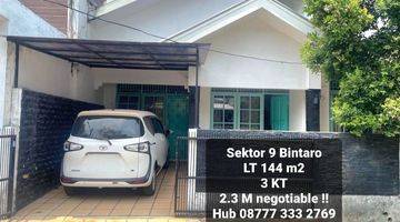 Gambar 1 Rumah Murah Di Kucica Sektor 9  Bintaro 144 M2 (14332)