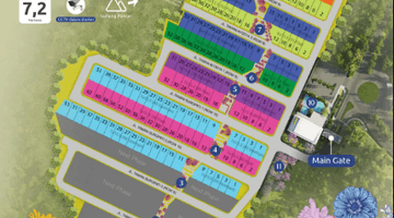 Gambar 4 Rumah Baru Sentul City SPRING GARDEN Type 78 Flat, 2 Lantai