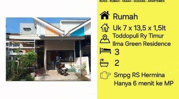 Gambar 1 Jual Rumah Ilma Green Residence Jl Toddopuli Raya Timur Dkt Mp