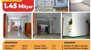 Gambar 2 MURAH!!Rmh Semanan 6x15. Harga 1,45M Nego