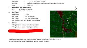 Gambar 4 Tanah 7383 , 144 Milyar di Jln raya bogor kramat jati jakarta 