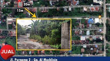 Gambar 4 Dijual sebidang tanah Jl. Purnama 2 Gg. Al-Muchlisin, SHM