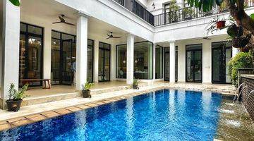 Gambar 1 For Sale Luxury House Kebayoran Baru American Classic House Premium Area, Akses Jalan Lebar