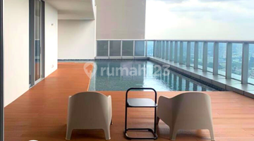 kolam renang penthouse anandamaya residence private lift