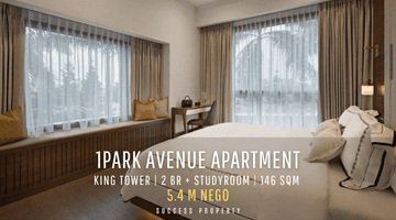 kamar tidur apartemen 1park avenue tower royal