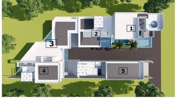 Gambar 3 Great Location 4 Units Villa  7 minutes to Karma Kandara Resort Ungasan