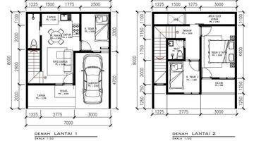 Gambar 4 Rumah 2 Lantai 3 Kamar Tidur SHM di Kalimulya Depok