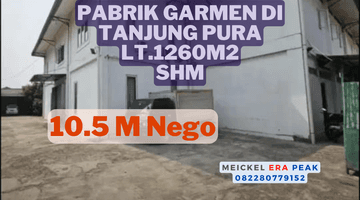 Gambar 1 Lokasi Strategis Dijual Pabrik Garmen, Lt.1260m2, SHM