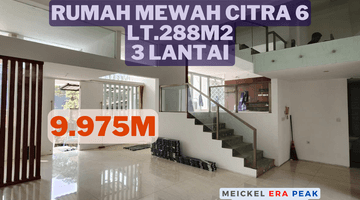 Gambar 1 Nego Sampai Deal Dijual Rumah Citra 6, Lt.288m2, 3 Lantai