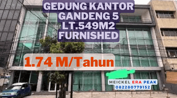 Gambar 1 Lokasi Strategis Disewa Gedung Kantor Gandeng 5 Ruko, Lt.549m2, 4 Lantai