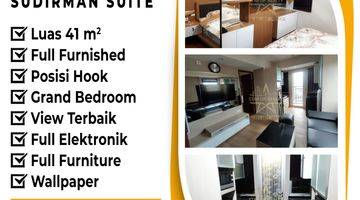 Gambar 1 775 Jt Apartemen Sudirman Suite Grand 1 Bedroom Full Furnished Bagus Sekali