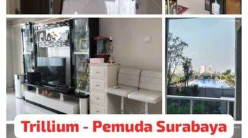 Gambar 1 Apartemen trillium dijual murah 2BR furnish mewah shm