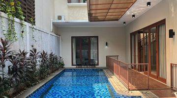 Gambar 1 Townhouse Modern Furnished 4 Kamar Di Ampera Jakarta Selatan