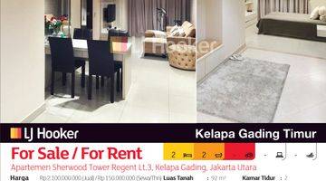 Gambar 1 Apartemen Sherwood Tower Regent Lantai 3, Kelapa Gading, Jakarta Utara