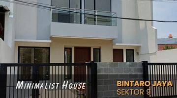 Gambar 1 Rumah Modern Bintaro Sektor 9, Brand New Minimalis Siap Huni 