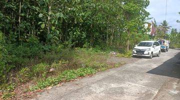 tampak depan tanah dijual murah di belakang