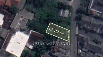 tampak depan tanah dijual murah di pogung