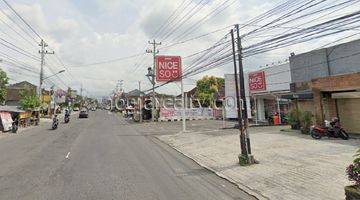 tampak depan tanah dijual murah di jln.kaliurang