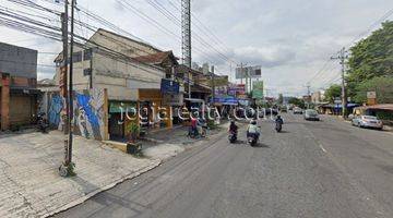 tampak depan tanah dijual murah di jln.kaliurang