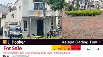 Gambar 1 Rumah Taman Spain, Lippo Village Karawaci Utara Tangerang, Banten 