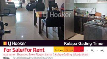 Gambar 1 Apartemen Sherwood Tower Regent Lantai 3 Kelapa Gading, Jakarta Utara