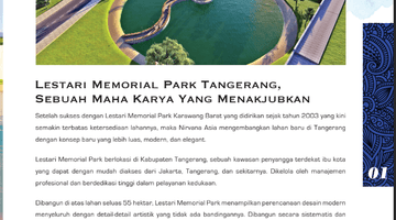 Gambar 4 Kavling Untuk Pemakaman Lestari Memorial Park Tangerang