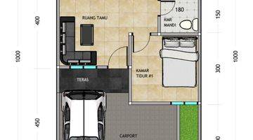 Gambar 5 Rumah 2 lantai termurah dengan lokasi strategis dekat jalan raya dan pintu tol