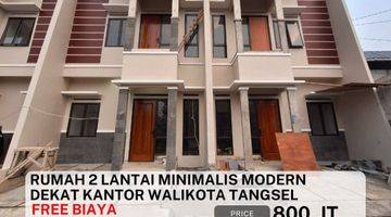 Gambar 1 Rumah 2 Lantai Cantik Modern Minimalis Di Tangsel