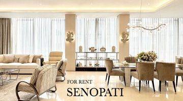 Gambar 1 For Rent: Apartemen Senopati Suites 2, 3 Bedrooms, High Zone, Fully Furnished