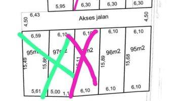 Gambar 1 Tanah Kavling 100 Meter Dijual Sertifikat Hak Milik Imb Tinggal Bangun Dalam Cluster 