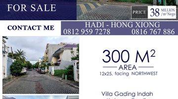 Gambar 1 DIJUAL Kavling Villa Gading Indah-Kelapa Gading. 10 Menit ke MOI