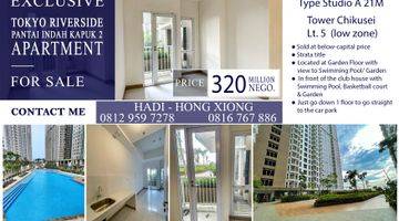 Gambar 1 Dijual Apartmen Tokyo Riverside Pik2. 20 Menit Ke Pantjoran Pik