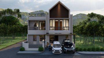 Gambar 1 Rumah Baru Scandinavian Tanah Hook Cluster Depan Sentul City Bogor