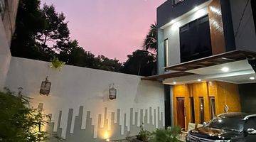 Gambar 2 Townhouse Cirendeu Dengan Rooftop Harga Murah Desain Modern